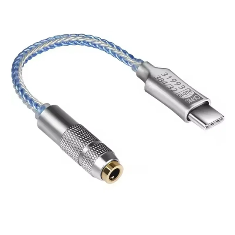 B04C-CX31993 Premium USB Type-C naar 3,5 mm hoofdtelefoongeluidsversterker - 32Bit/384 Khz audioadapter voor verbeterde audio-ervaring