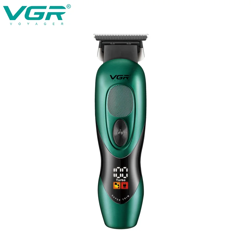 VGR الرجال مقص الشعر الكهربائية ذكي مقص الشعر الرقمي المنزلية النفط رئيس نحت الكهربائية دفع المقص V-227