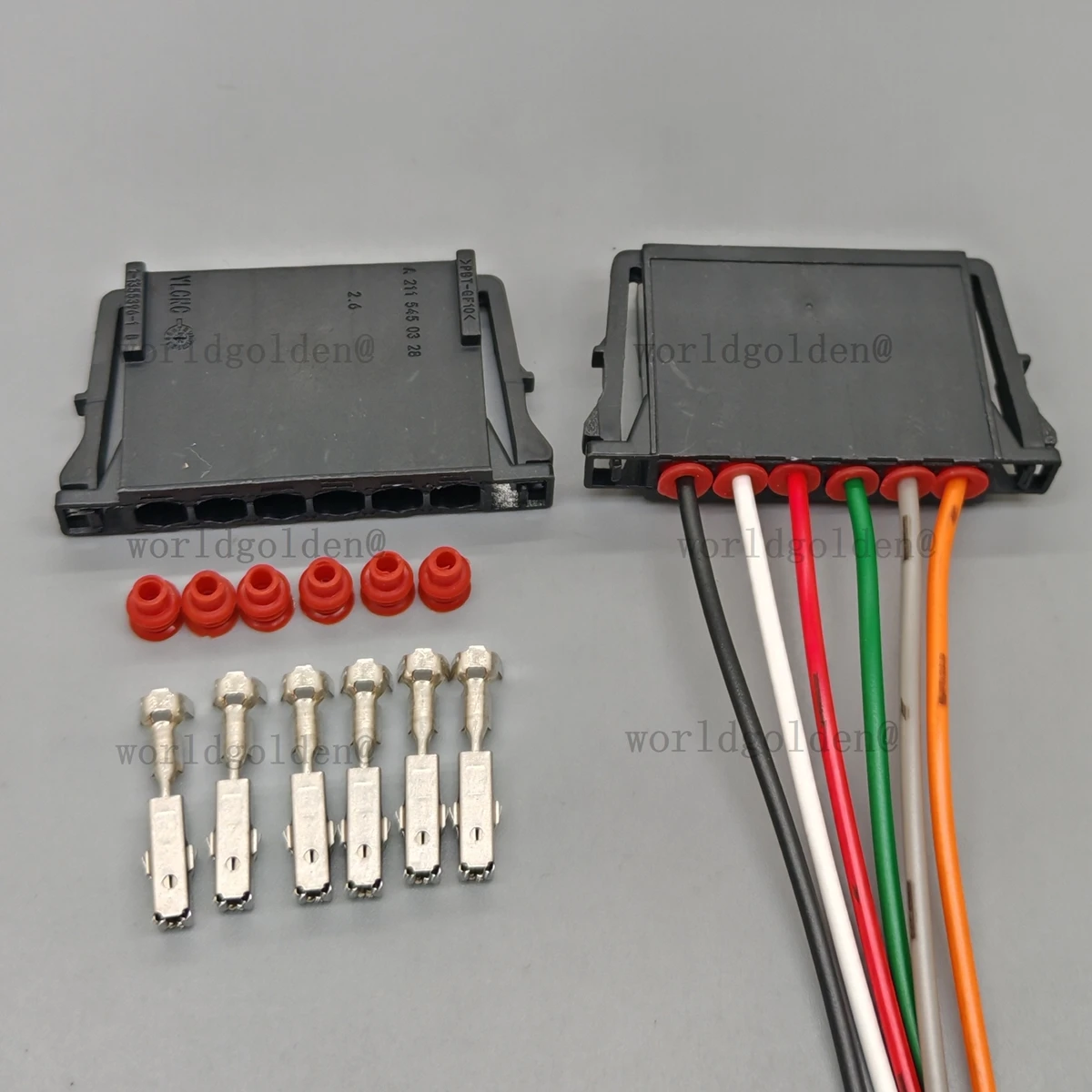 6P Connector A2115450328 1‑3555396‑1 for Universal Vehicles Interior Light Harness Repair car connector