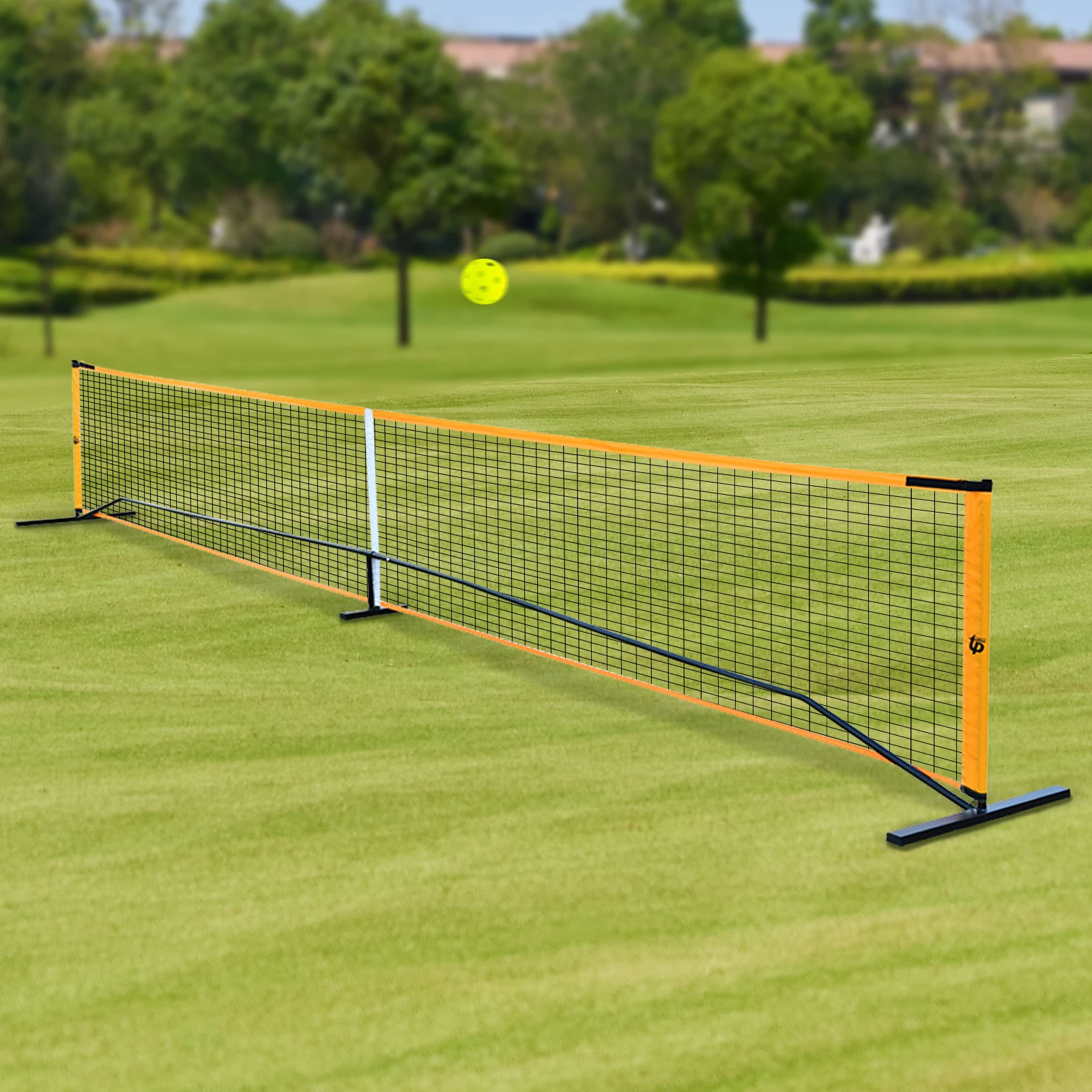 مجموعة شبكة كرة البيسبول المحمولة مع 4 مجاديف كرة البيسبول شبكة كرة المخلل 4 كرات المخلل الخارجية وحقيبة الحمل #5