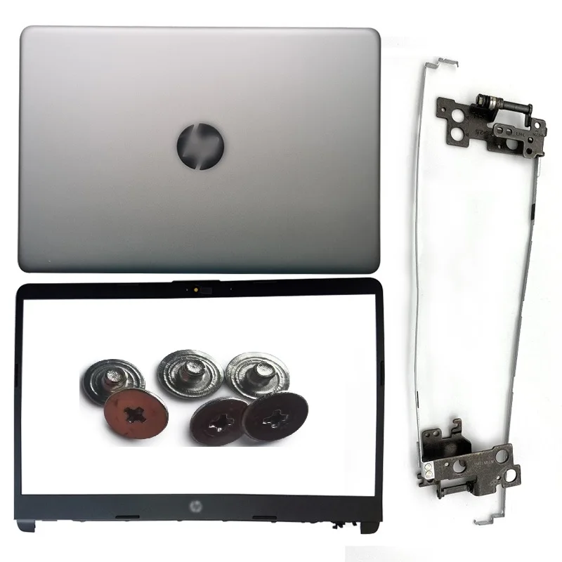 For HP 14-CF 14S-CF 14S-CR 14-DF 14-DK Silver L24469-001  Laptop LCD Back Cover/Front Bezel/Hinges