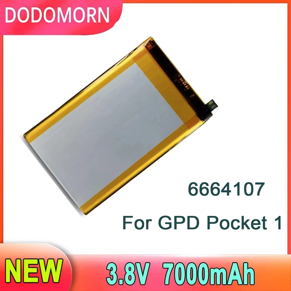 DODOMORN 7000mAh For GPD Pocket 1 Replacement  Battery 2-Year Warranty 3.8V high quality