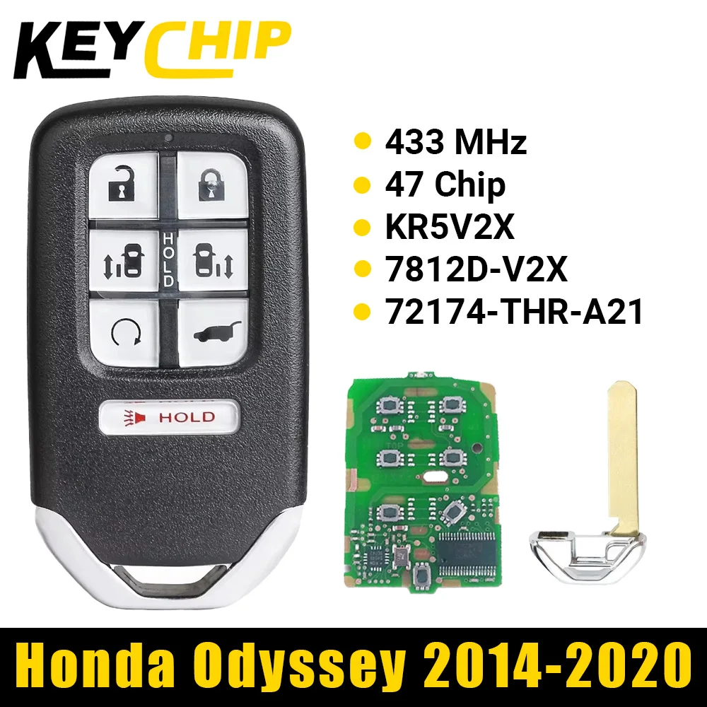 KeyChip Pametni Ključ KR5V2X za Honda Odyssey