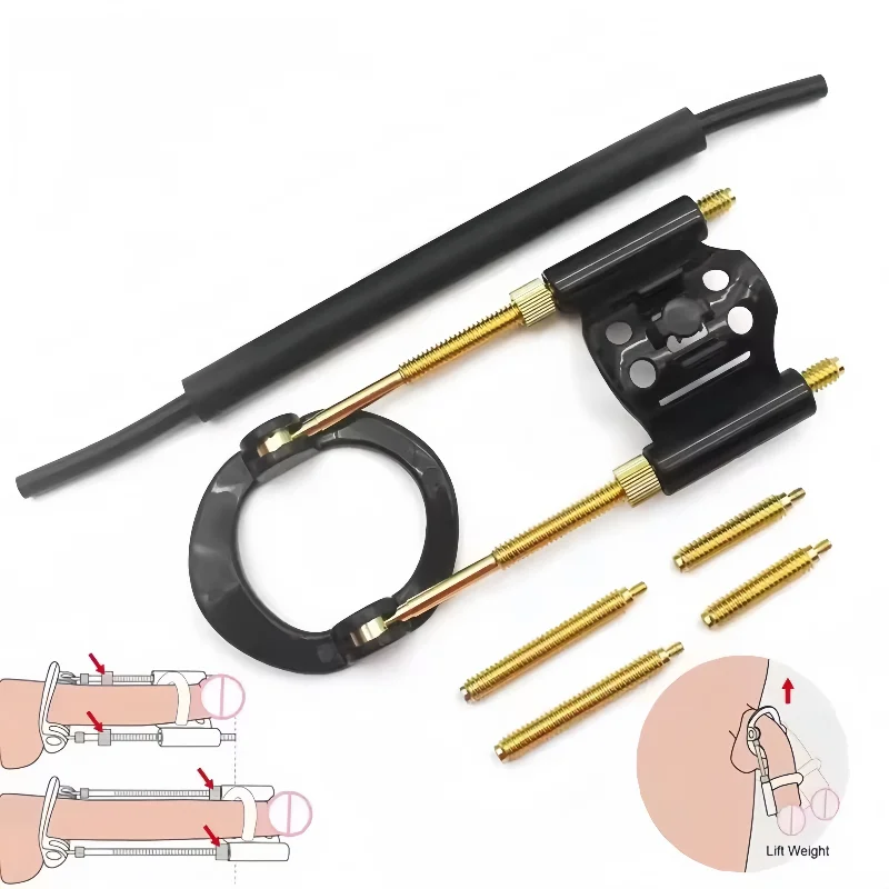 Adjustable Penile Extender Training Stretcher Kit Penile Enlargement Traction Device Penile Correction Delayed Ejaculation