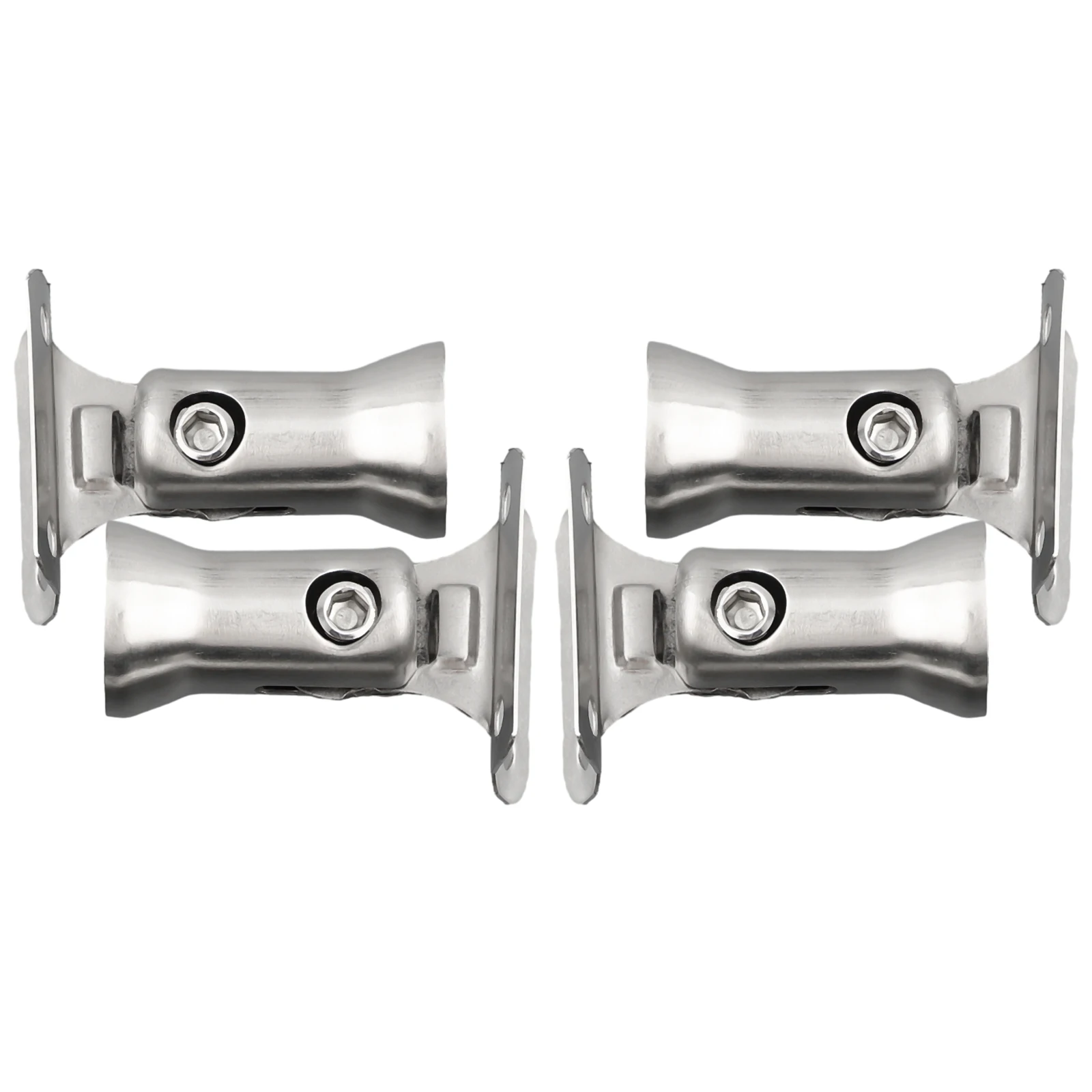 Color Silver Handrail Bracket Set Convenient Assembly Artistic And Decorative Enhances Stability Minimizes Slips And Falls