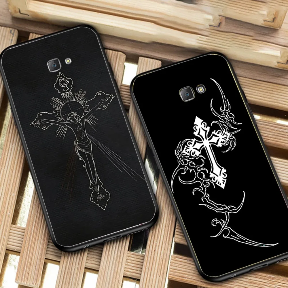 Cyber Sigil Cross Phone Case For Samsung J 7 Plus 7core J7 Neo J6 Plus Prime J6 J4 J5 Mobile Cover