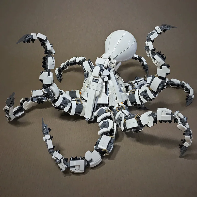 Creative Mecha Octopus Animals Mech Giant Beast Set Building Blocks Kits Toys for Adults Kids Birthday XMAS Gifts Toy Bricks