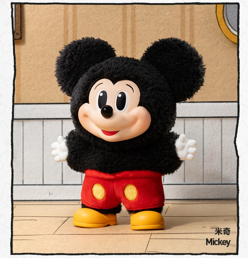 Original Popmart Mickey Familie Niedliche Together-Serie Blindbox-Anhänger Handgefertigte Spielzeuge Trendige Produkte Dekoration Süße Feiertagsgeschenke – Detail 6