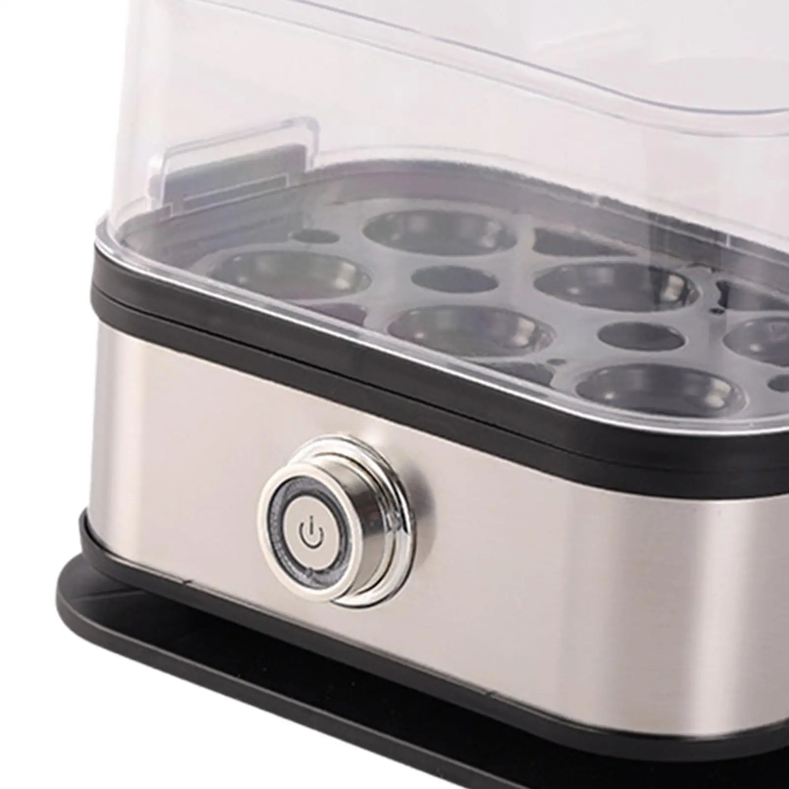 Electric Egg Cooker Kitchen Steamer US Adapter Steaming or Boiling Compact Cookware Eggs Poacher Multifunctional for Cooking