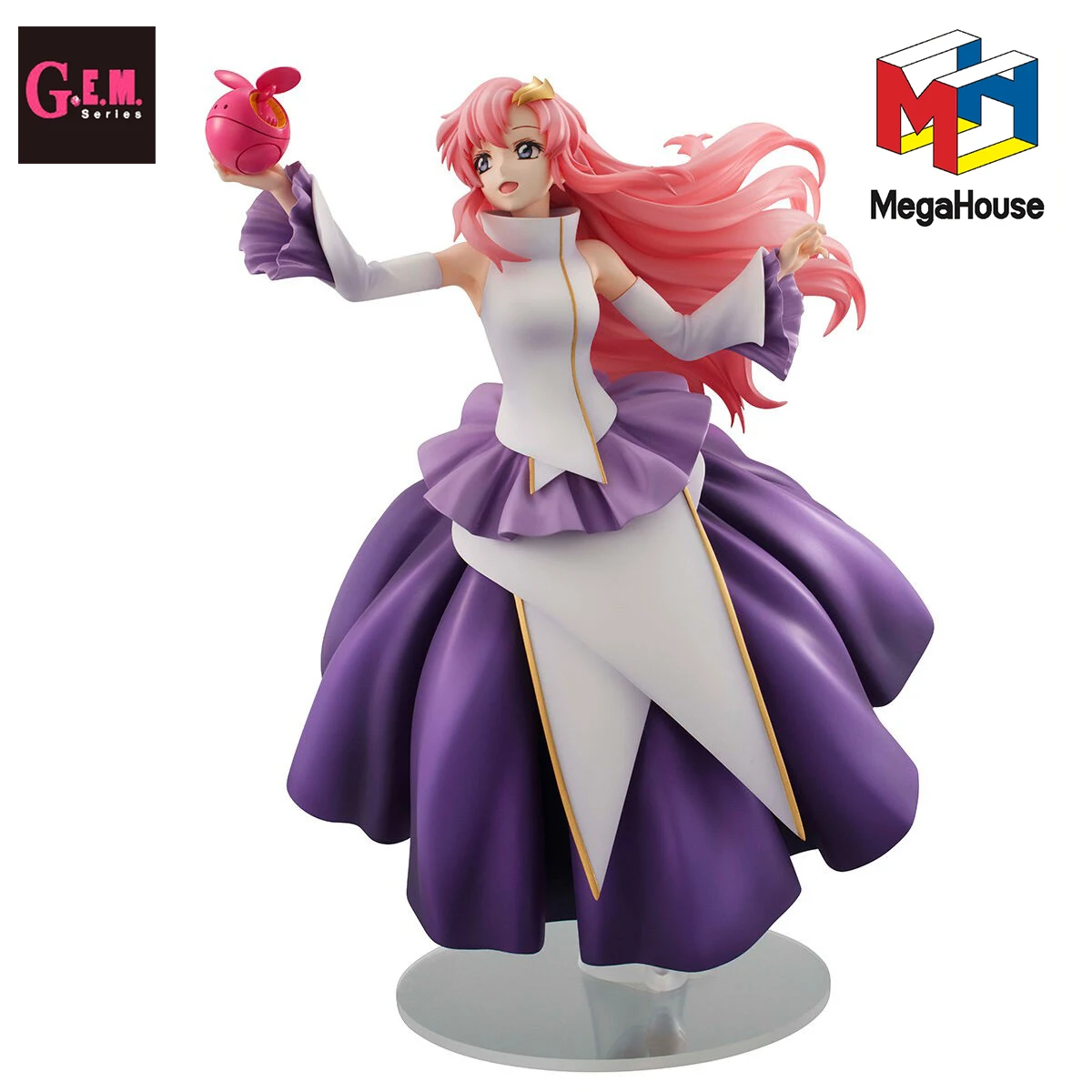 

In Stock Original MegaHouse Prepainted G.E.M. Kidou Senshi Gundam SEED Lacus Clyne 20th Anniversary AnimeFigure Model Decoration