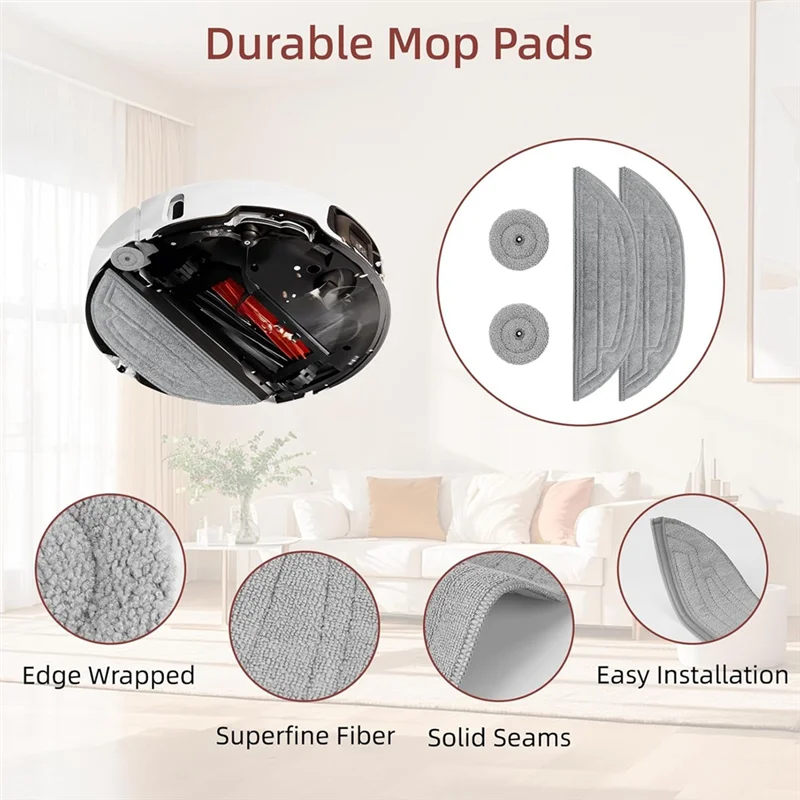 M14K-Accessories Kit For Roborock S8 Maxv Ultra Replacement Parts Robot Vacuum Cleaner