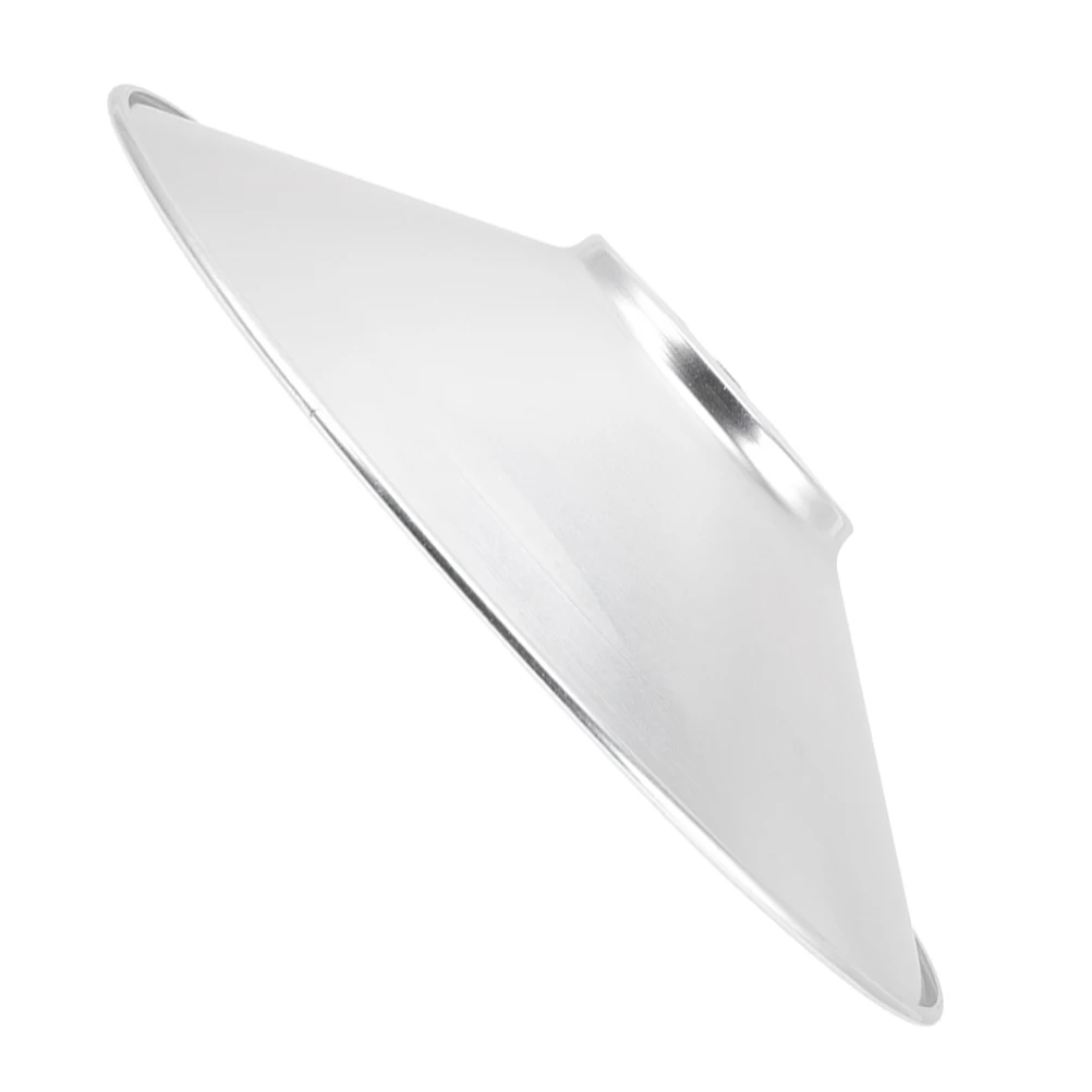 

1pc Waterproof Aluminum Lamp Shade Medium Size Outdoor Industrial Light Cover Reflective Design Dustproof Replacement