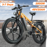 PULUMA PH003 Electric Bike 2000W Dual motor 48V20Ah battery Ebike 26*4.0 inch fat tires Hydraulic brake Mountains Electric bike