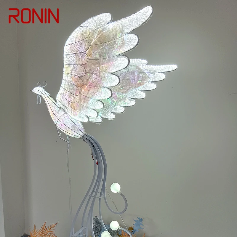 RONIN  Modern Phoenix Wedding Lantern Area Props Street Lamp LED Stage lighting Festival Atmosphere Background Decoration