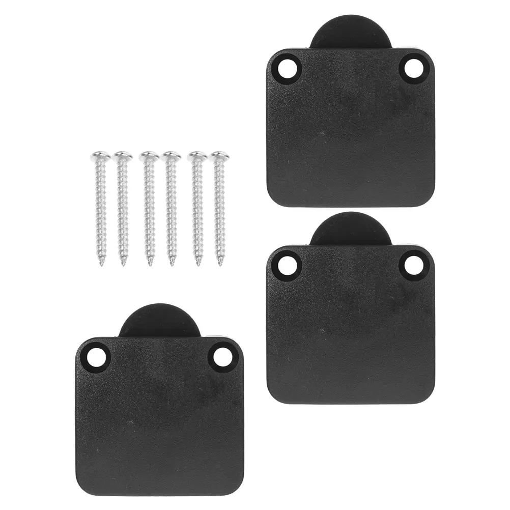 

3Pcs Automatic Cabinet Door Light Switch Self Reset Door Control Switch for Closet Wardrobe Black ABS Light Switches