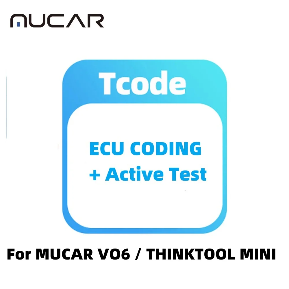 

Програмное обеспечение ECU для кодирования Двунаправленного управления Tcode Obd2 сканер для MUCAR VO6 Thinktool Mini San Max Автомобильные диагностические инструменты