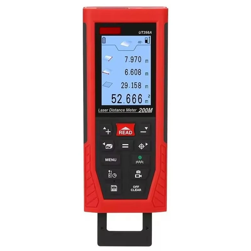 

UT398A 200m Professional Laser Distance Meters Lofting Test Levelling Instrument Area/Volume W/UDISK 16GB
