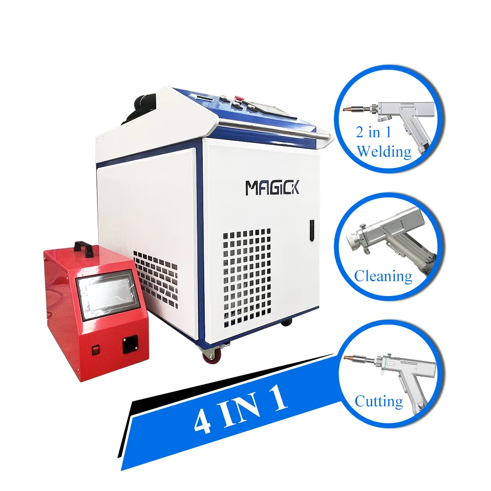 Three In One Machine Lazer Cutter Handheld Laser Welder 2000W 1500W 1000W Laser Cleaning Machine