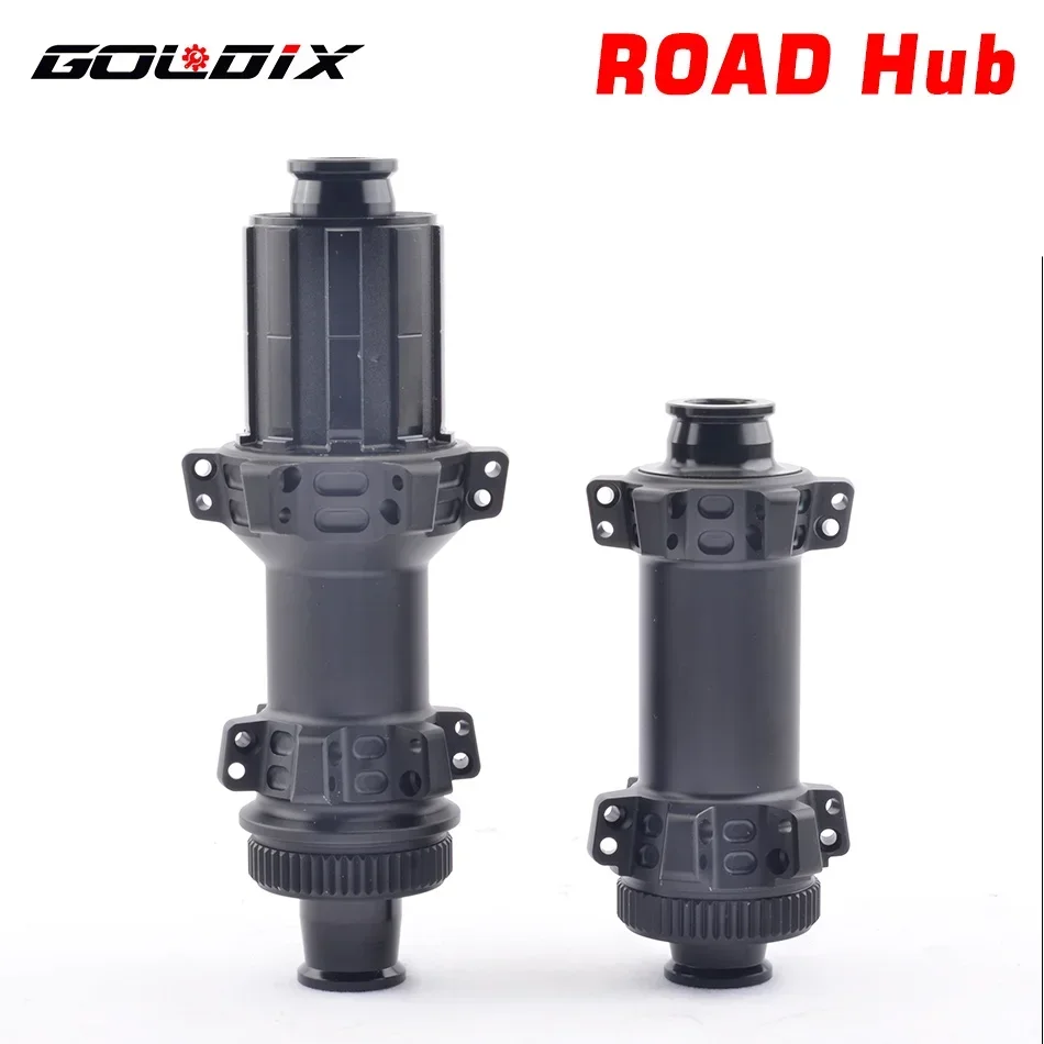 GOLDIX 24Holes Sealed Bearing Ultra Light 338g Four-Claw 240 Ring Road Bike Hub Compatible with SHIMANO SRAM 11 Speed Cassette