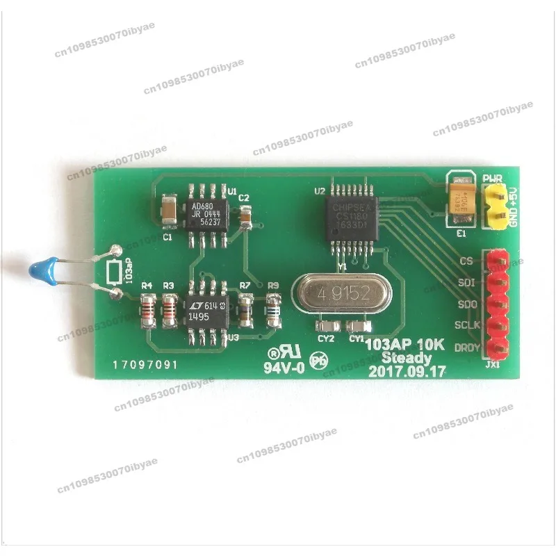 

Подходит для модуля датчика термистора NTC 103ap-10k, высокоточная плата измерения термистора, не оригинал