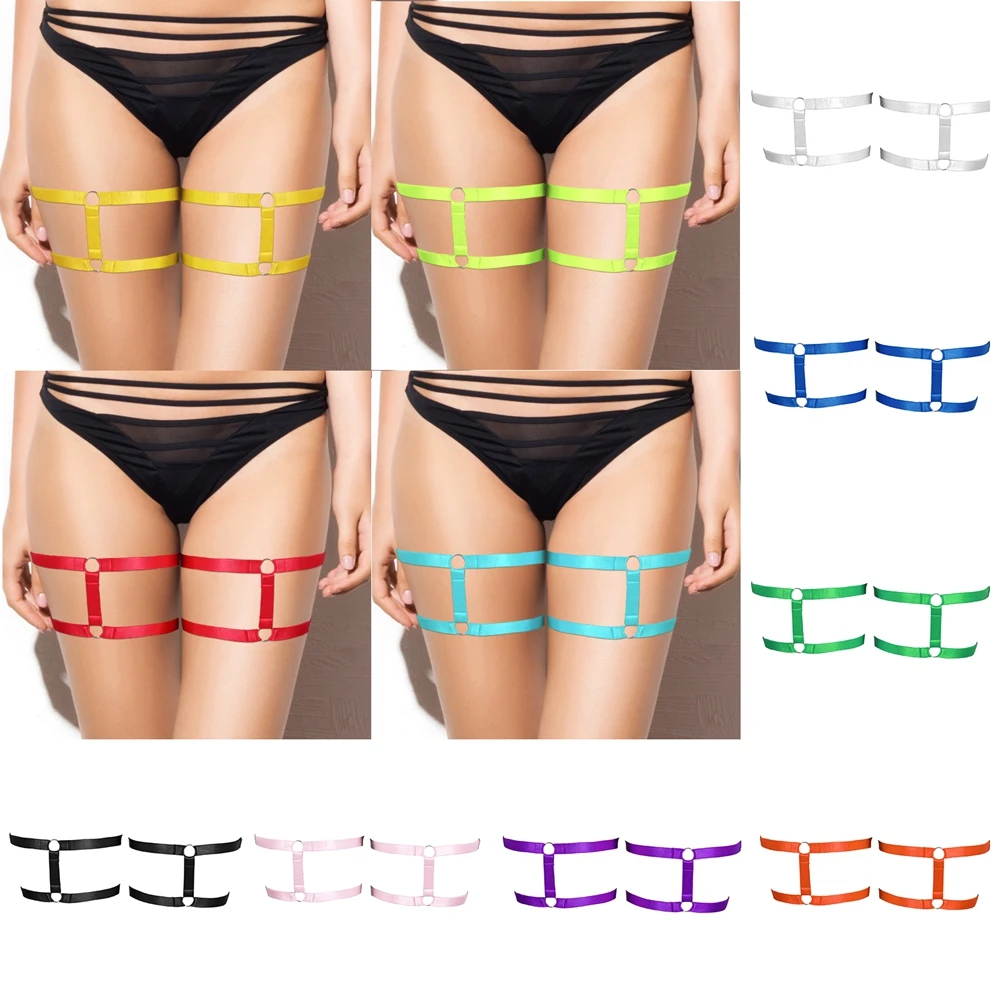 

Plus Size Adjust Frame Bondage Adjust Sexy Lingerie Body Harness Goth Body Strappy Stockings Belt Women's Harness Garter Belt