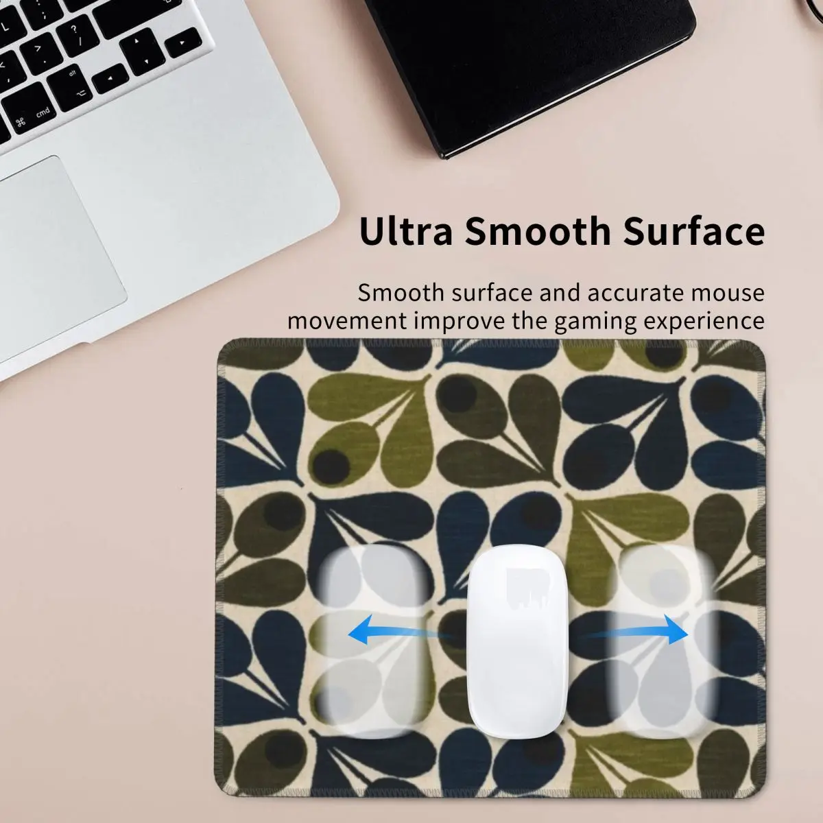 Abstract Acorn - Orla Kiely Design Mouse Pad Computer Keyboard Mouse Mat Gamer PC Desk Mat Office Accessories Table Mats