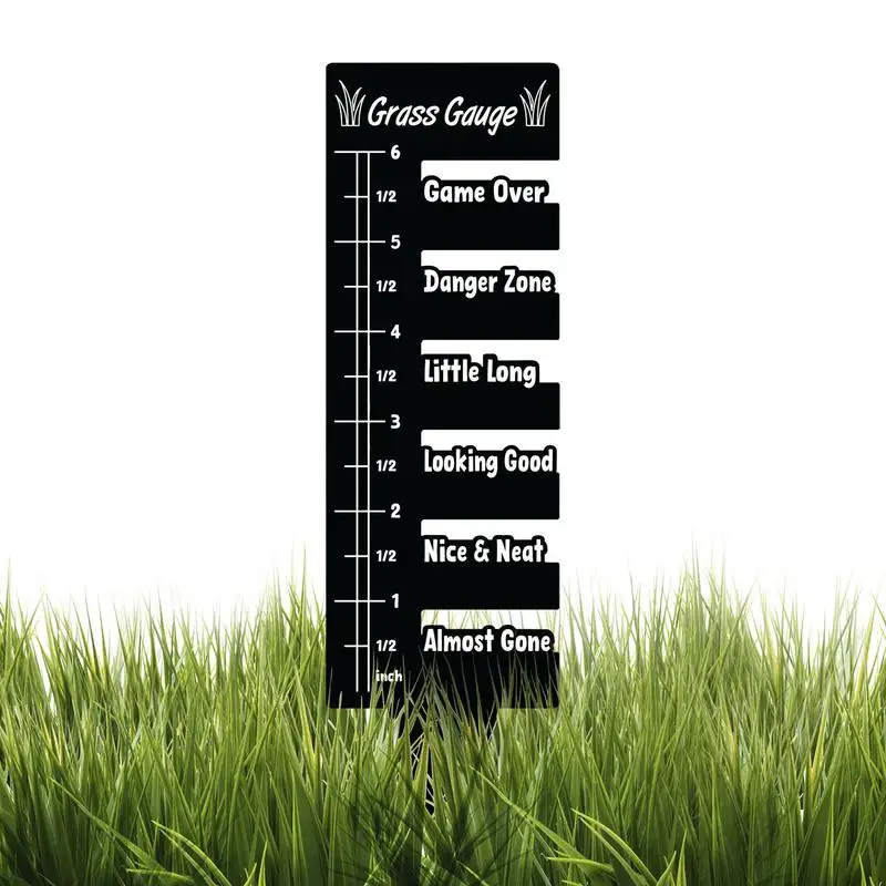 

Grass Gauge Lawn Measuring Ruler Lawn Yard Ruler Lawn Height Gauge Gardening Grass Measure Tool Stainless Steel Ruler Fun Gauge