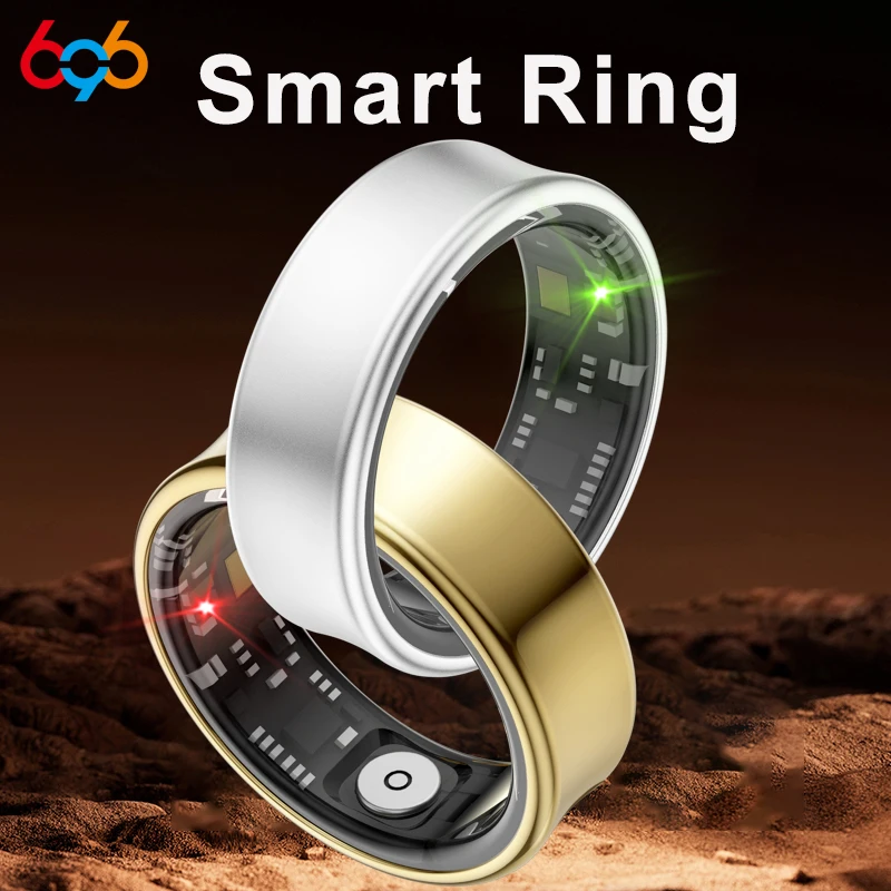 Fashion Lovers Smart Ring Sleep Heart Rate Blood Oxygen Sports Fitness Gesture Control 5ATM Waterproof Bracelet Men Women Rings