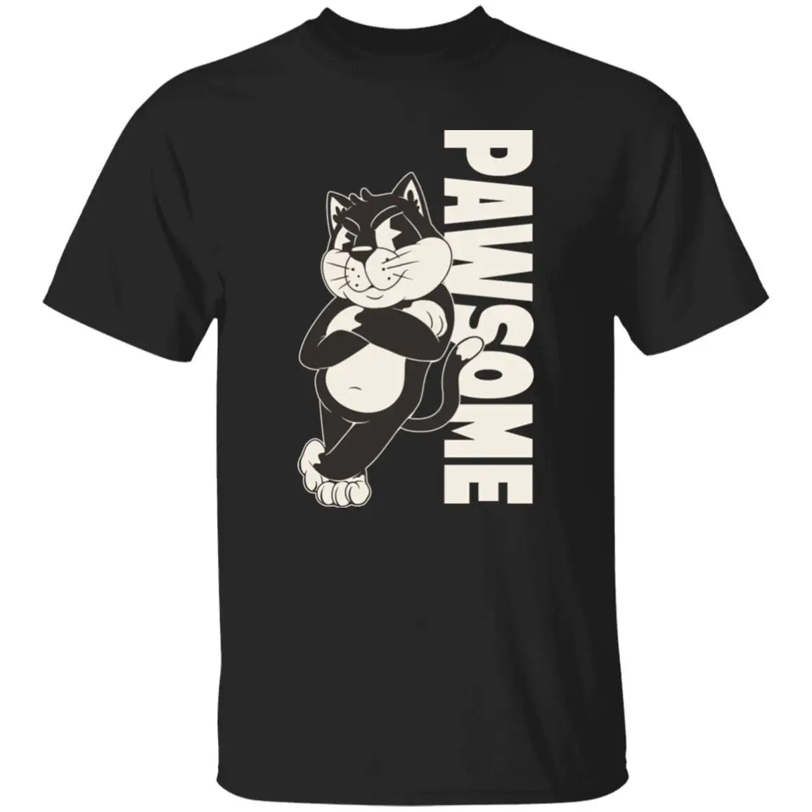 Pawsome Dad T Shirt S For Cat Vintage Owner Fur