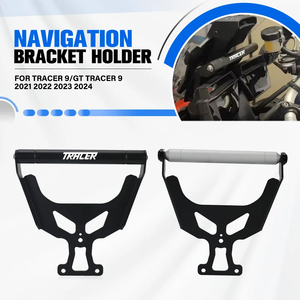 

For Yamaha Tracer 9/GT TRACER 9 2021 2022 2023 2024 Motorcycle Cellphone Phone GPS Navigation Mount Bracket Extension Bracket