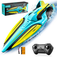 S1 RC Boat Wireless Electric Long Endurance High-Speed Remote Control Racing Boat 2.4GHZ Rechargeable Water Model Children Toys