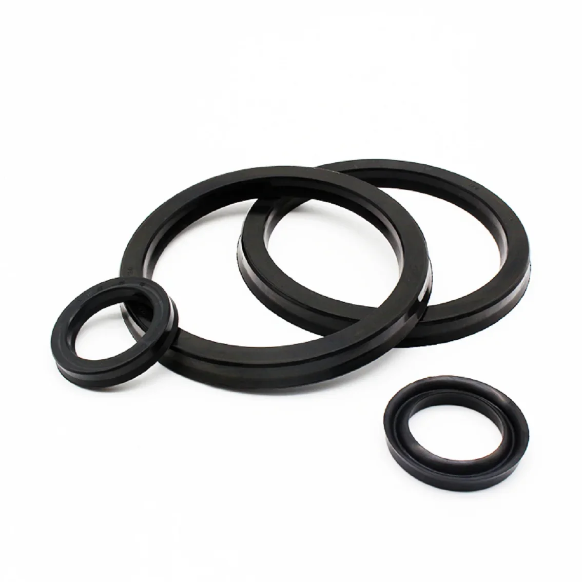 ID 30/32/35-75mm Y-Shaped Nitrile Rubber Frameless Oil Seal OD 50-100mm UN Hydraulic Cylinder NBR Oil Seal Ring Height 8-15mm