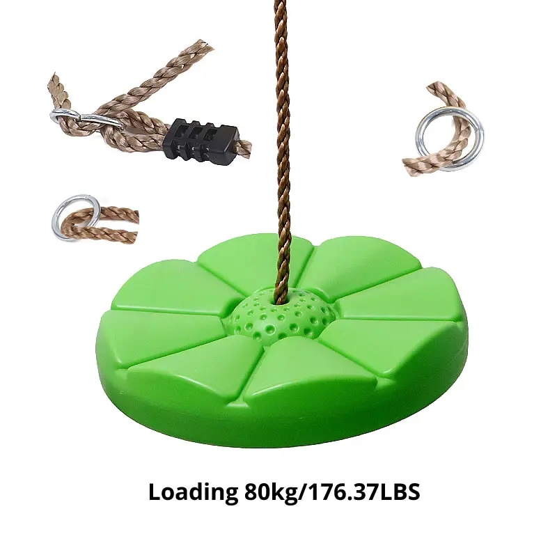 Kids Tree Swing Seat Swing Disc Swing Outdoor Indoor Swing Plastic Disc Climbing Swing For Children Swings Swing Set Accessories