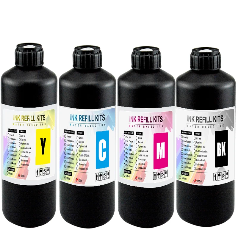 

UV Hard Ink 1000ML UV Ink For Epson XP600 TX800 XP-600 L800 L805 L1800 R290 R300 1390 1400 1410 1430 DX5 DX7 DX10 UV Printer