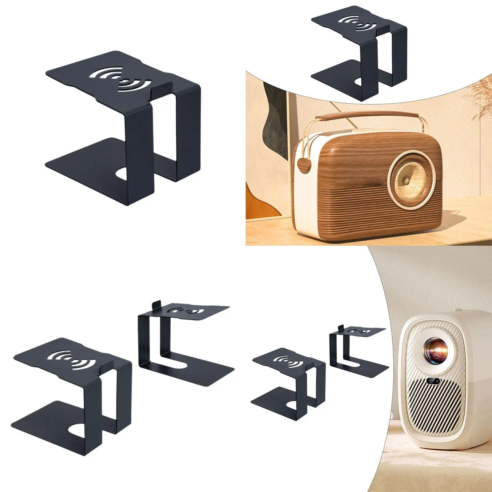 Настольная подставка для динамика, кронштейн для компьютерного динамика, держатель, поддержка веса 5 кг, железная стойка для динамика C-образной формы для стола, многоцелевой