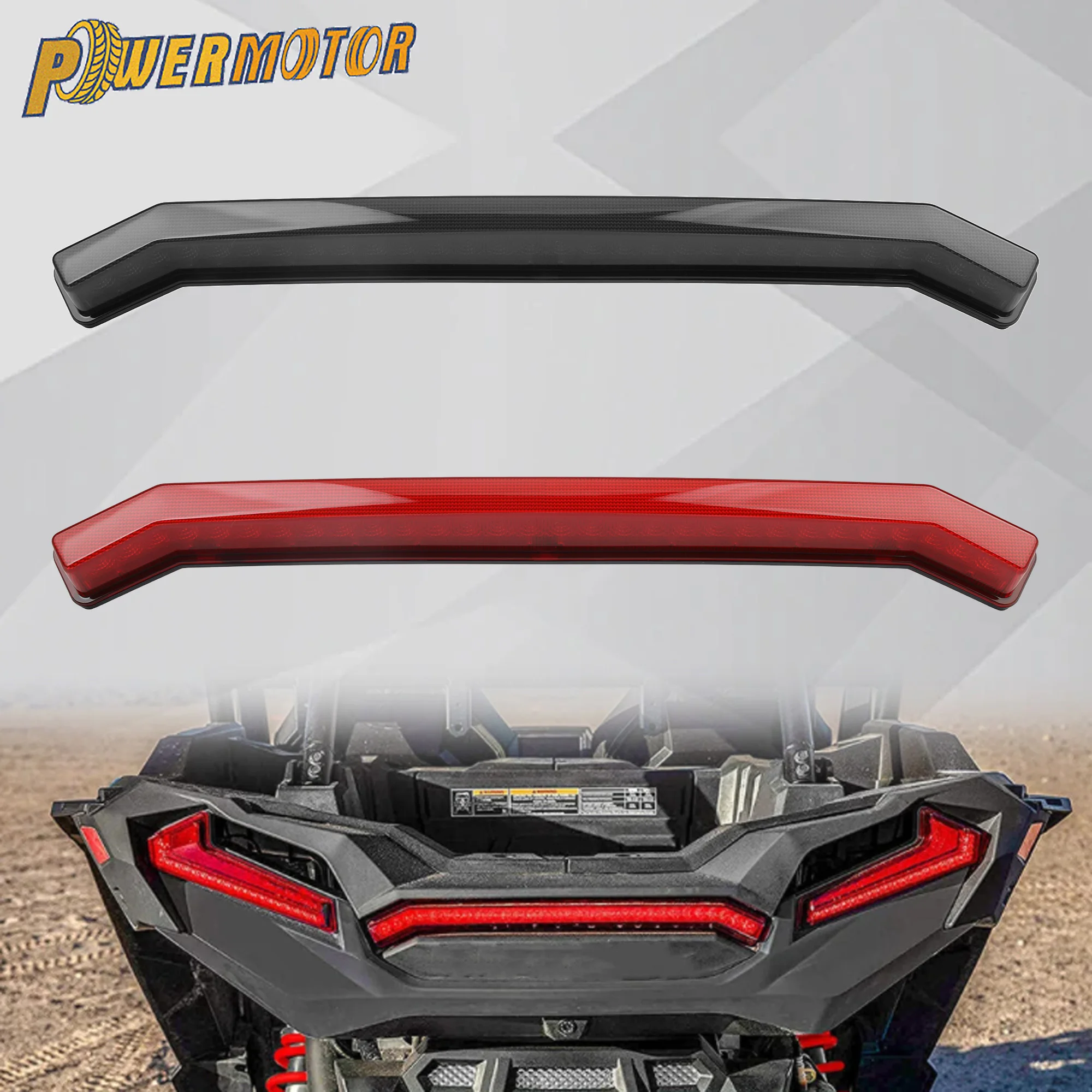 

ATV UTV Center Tail Light Brake Lights Red Accent Lamp for Polaris RZR RS1 1000 XP 2017 2018 2019 SPORTSMAN 1000 RZR XP TURBO