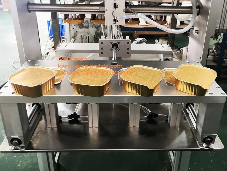 Table Type Cheese Tray Sealing Machine Fresh Vegetables Fruits Packing Tray Film Sealer Packer Machine