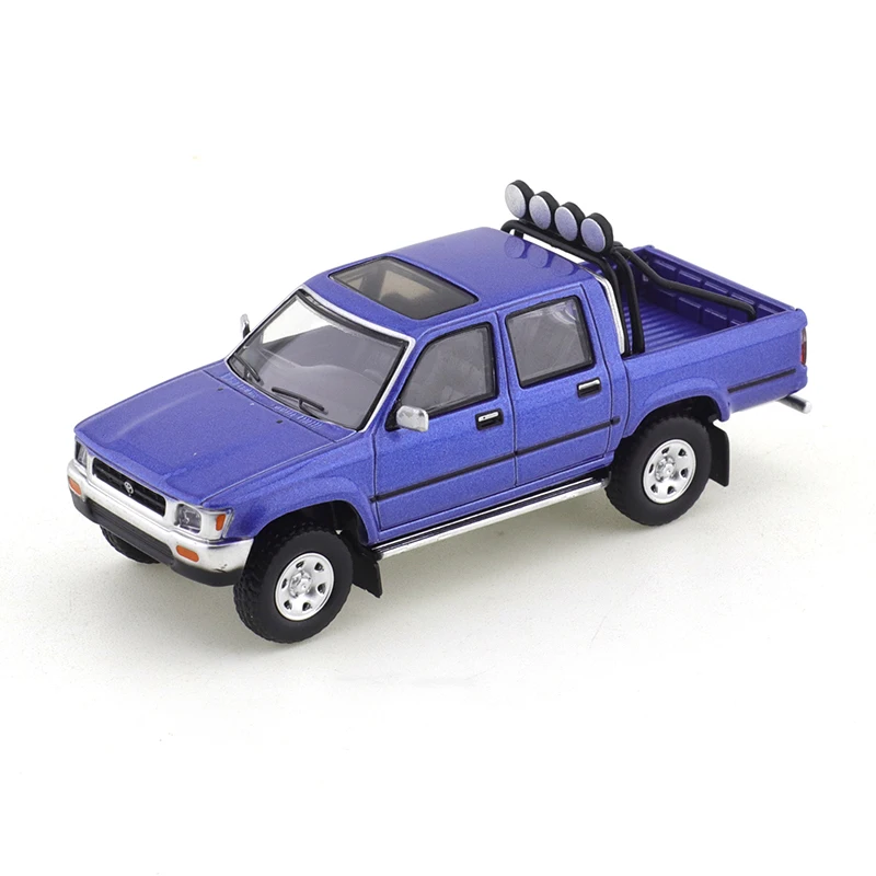 MASSDI 1/64 Toyota Hilux champ de bataille camion voiture alliage véhicule à moteur moulé sous pression en métal modèle enfants cadeau de noël jouets pour garçons