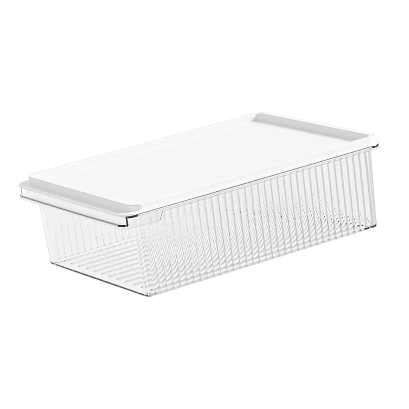 4L Food Storage Box with Lid Plastic Refrigerator Organizer Freshness Keeping Meat Preservation Box for Home Kitchen