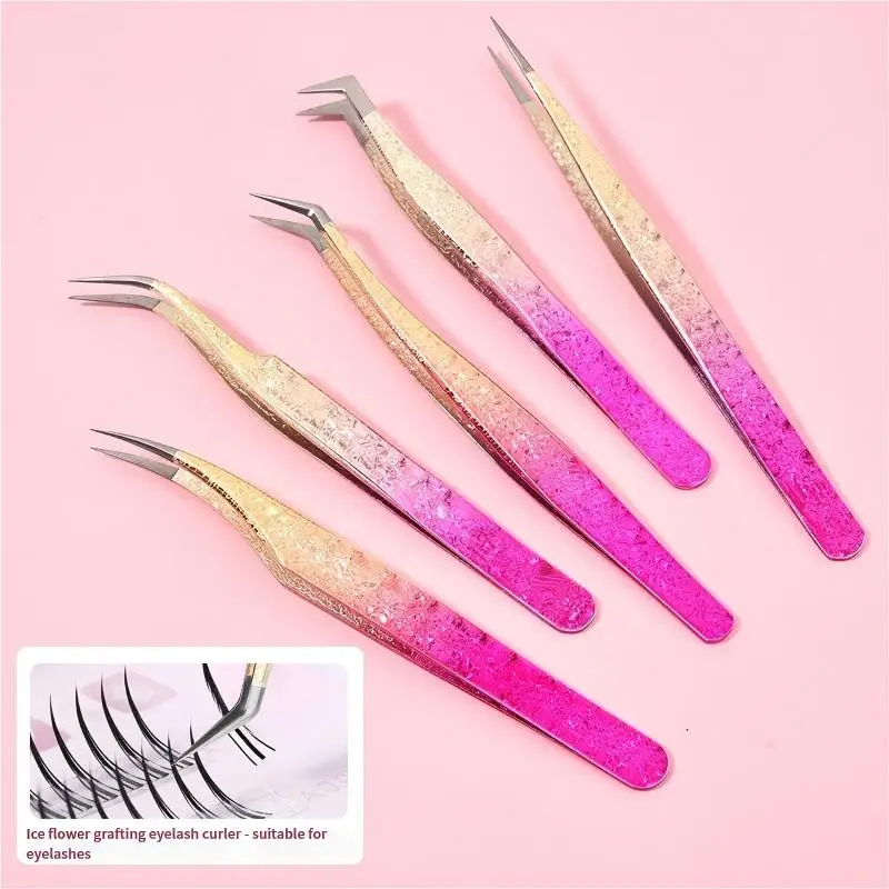 つけまつげ用ピンセット ファイバーチップ ラッシュピンセット まつげエクステ ファイバーチップ ラッシュピンセット まつげ用