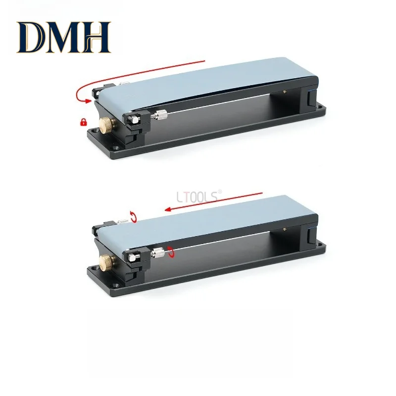 DMH-Aluminum Alloy Sandpaper Holder Sandpaper Base Sharpening Guide Sandpaper Base Sharpening Guide Grinding Woodworking Tools