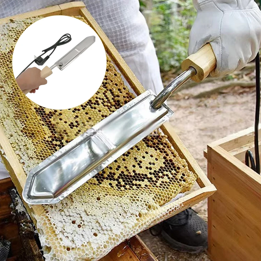 Bee Tool Power Cut Honey Knife 110V/220V Honey Cutter Beehive Beekeeping Equipment Heats Up Quickly Cutting Bee Extractor Tool