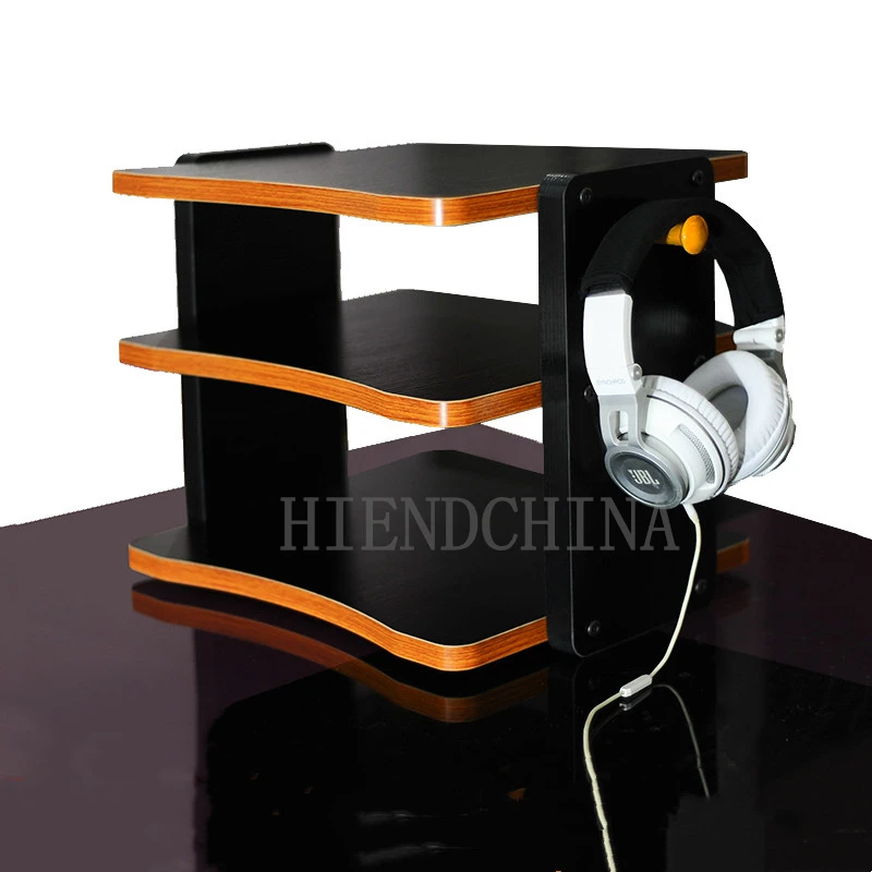DY-016 Desktop Rack Headset Verstärker Kleine Rack Power Verstärker Decoder Halterung Schrank Haken Ständer Kopfhörer Aufhänger