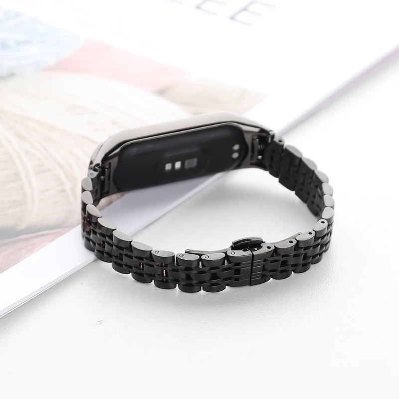 Metal Strap For Xiao Mi Band 7 6 5 4 3 Stainless Steel Bracelet Wristband For Miband 6 5 bracelet wristband Miband 7 Correa Belt
