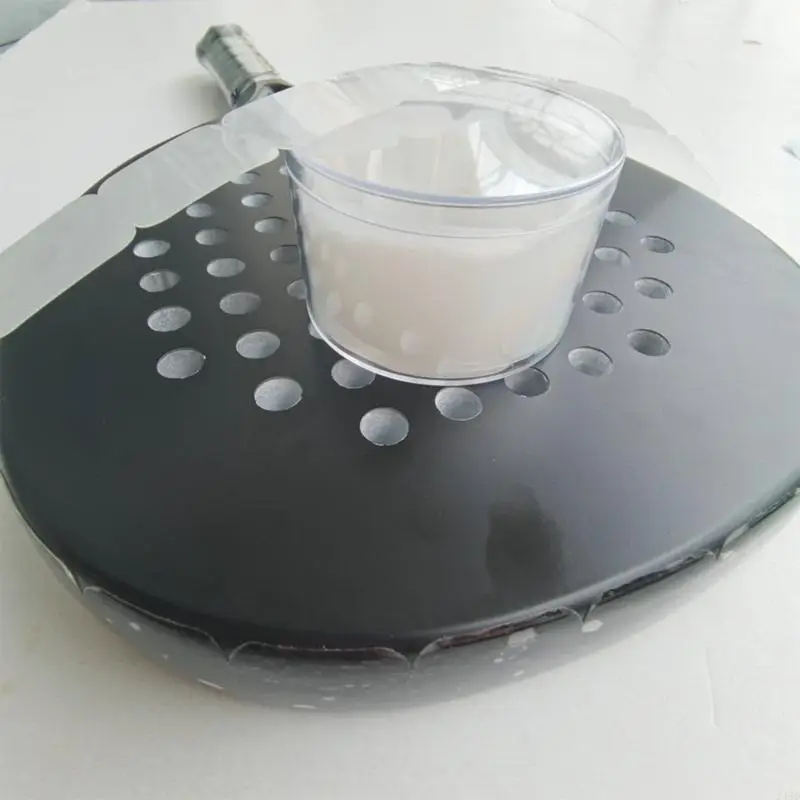 3PCSビーチテニスラケットパドルヘッド保護テープラケットヘッドエッジガード保護テープテニススポーツパート24BD