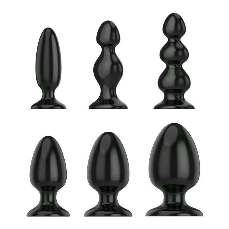 6 Size Anal Plug Big Buttplug Vagina Dilator G-Spot Butt Stimulator Sex Toys for Gay Couples Adult Games Women Men Masturbators