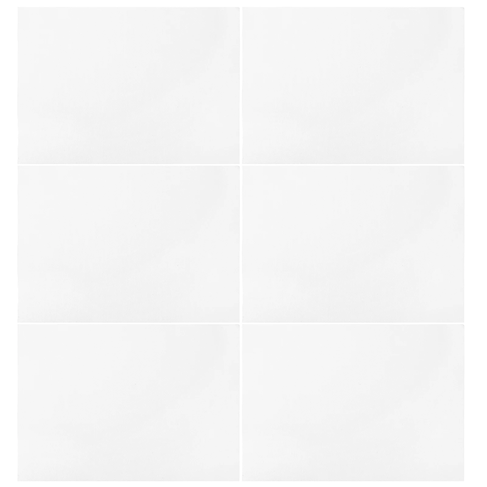 

6Pcs Water Soluble Stabilizer Nonwoven Embroidery Sheet Easy to Use for Tshirts Bags Hats DIY Crafts Embroidery Backing