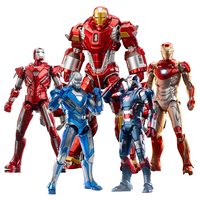 ZD Toys Iron Man Action Figure Iron Patriot MK1-7 MK17 MK33 MK85 MK30 War Machine Legends Avengers Tony Stark Collect Toy Gift