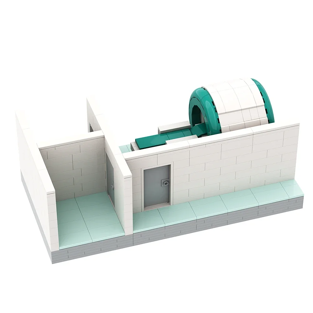 Gobricks MOC Medisch apparaat Apparatuur MRI Scanner Bouwstenen Set Idee Monteer Display Wetenschap Speelgoed voor kinderen Verjaardagscadeaus