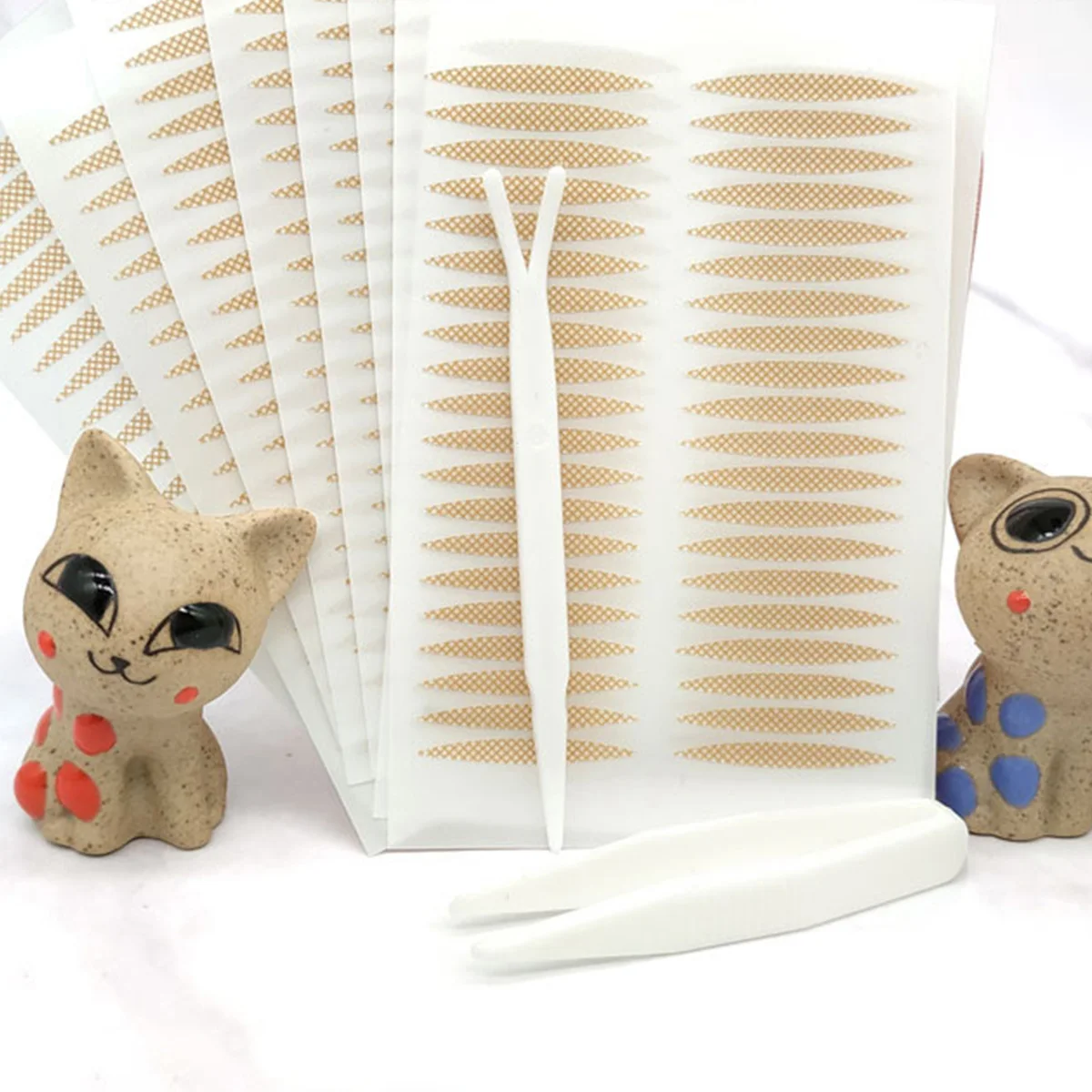 800 Stück doppeltes Augenlid-Klebeband, nackte Spitze, unsichtbare Augenlid-Lift-Streifen, atmungsaktiv, natürlich Augenlid-Aufkleber, wasserdicht